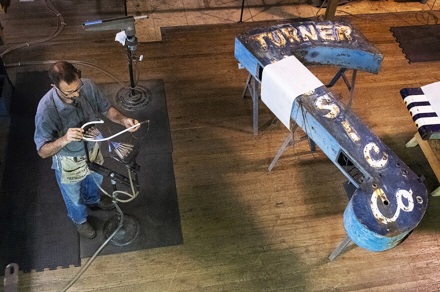Veteran Ad Men Plan Bright Future For Kansas City's Old Neon Signs